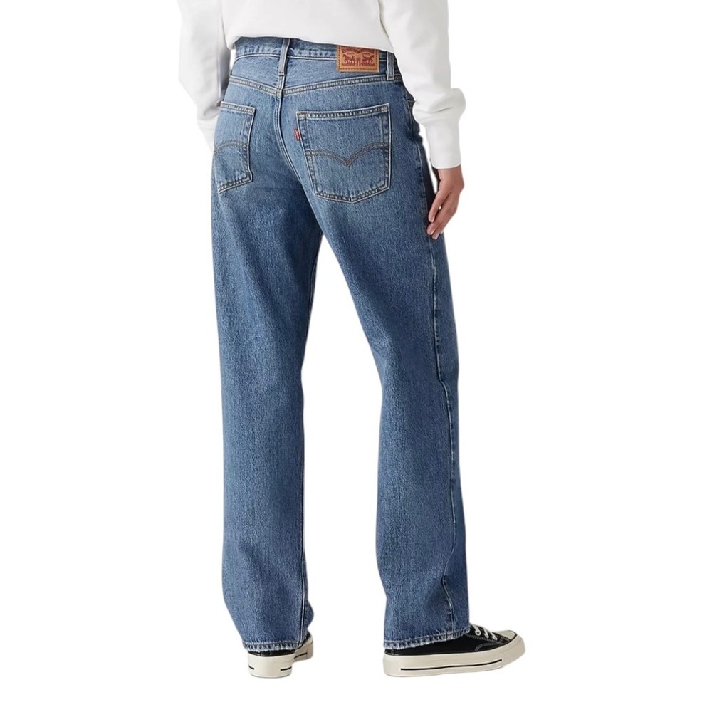 Levi's 94 Baggy Jeans Women's 29x31 Medium Wash Relaxed Fit Slouchy Wide Leg